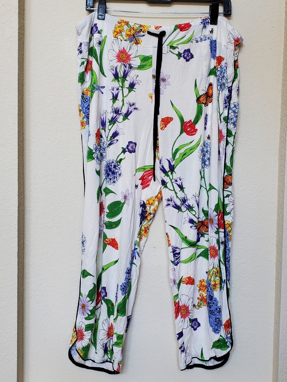 Soma Floral Tie Waist PJ Pants.  Size XL